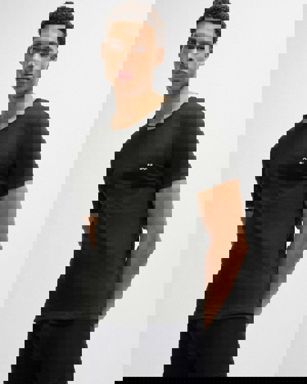 BOSS Orange 3 Pack Classic Regular Fit Crew Neck Mens T-Shirts NOS - Beige/White/Black 265