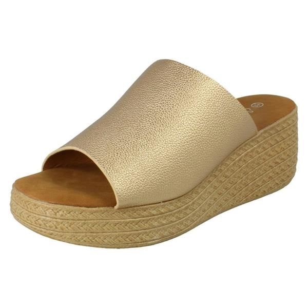Savannah Ladies Savannah Platform Sliders F00478