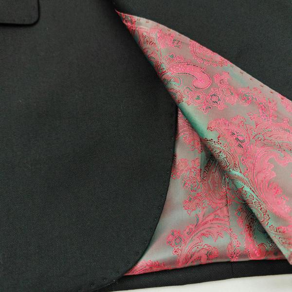 Men's 3-Piece Black Slim Fit Suit