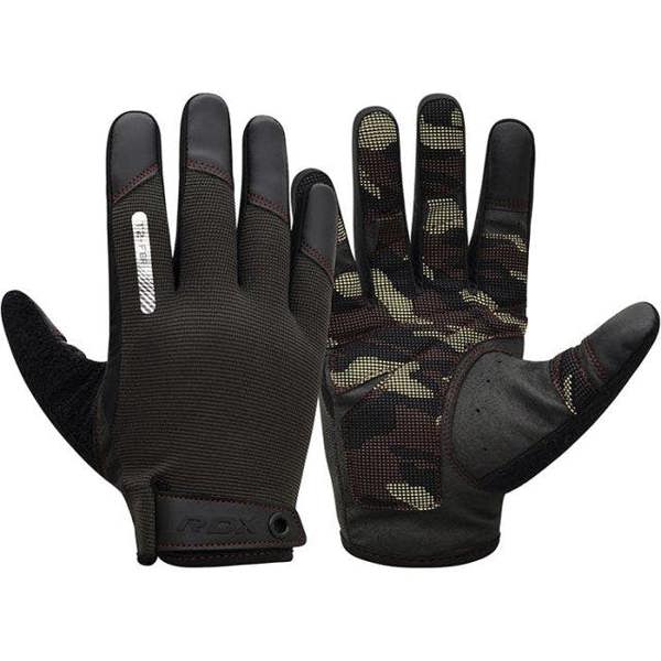 RDX Sports GYM TRAINING GLOVES T2 FULL BROWN