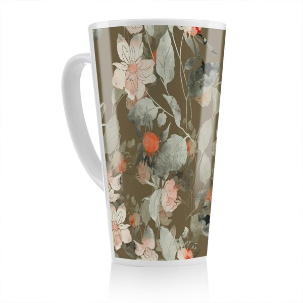 Benjamin Tate Design Imprint Fantastic Paint Bouquet Latte Mug