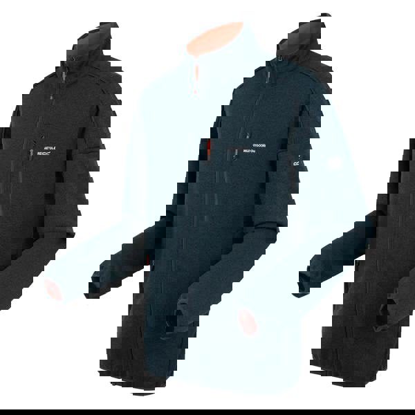 Regatta Mens Kames Full Zip Fleece Jacket - Moonlight/Tangerine Tango - 