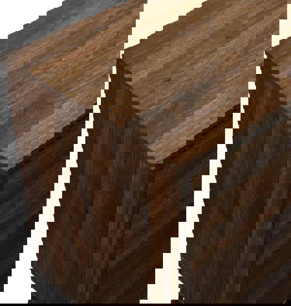 Centurion Supports PORTOBELLO Luxury Walnut Dual Compartment Storage 6-Shelf up to 65" Flat Screen TV Cabinet