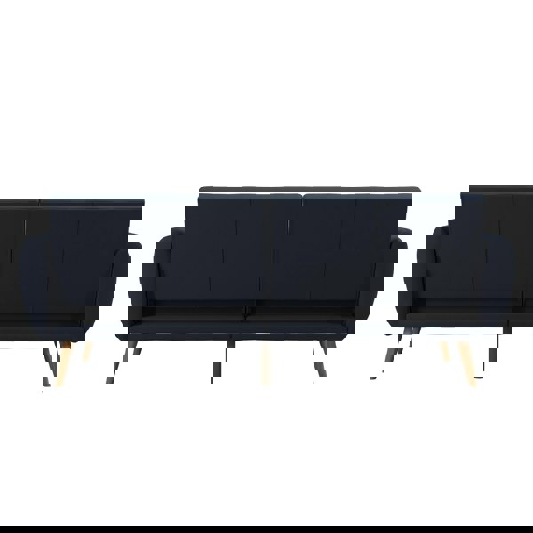 Dorel Home Brittany Sofa Bed in Linen Navy Blue