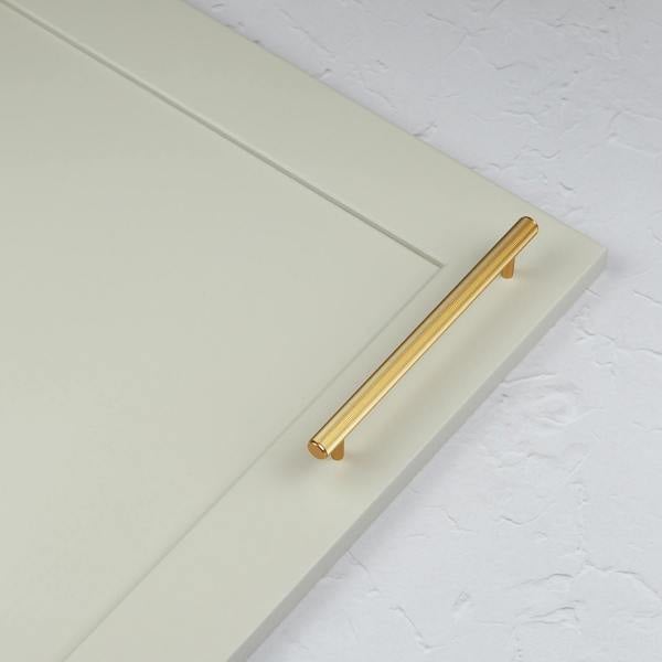 Handle & Home Gold Brass Reeded Handles