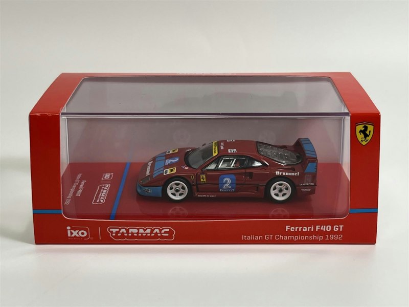 Tarmac Ferrari F40 GT #2 Italian GT Championship 1992 1:64 Tarmac Works T6407692IGT02