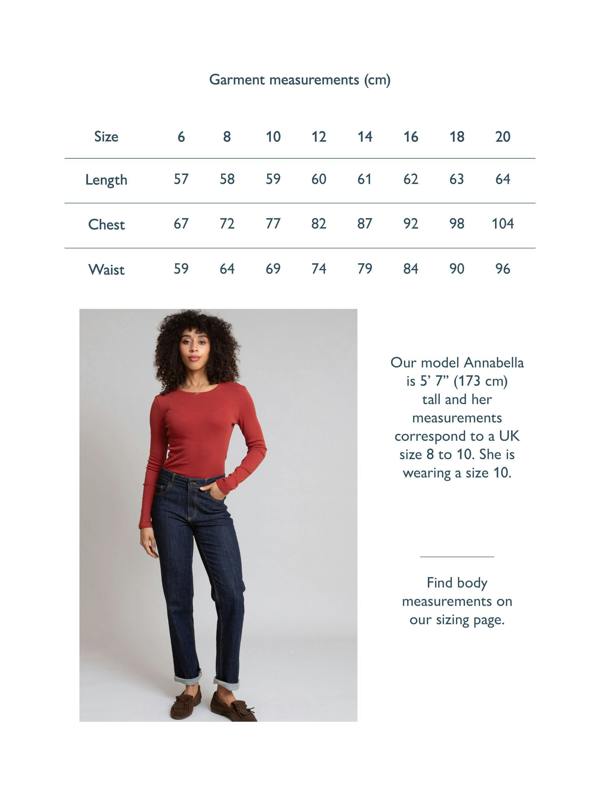 Kite Womens Organic Portesham Jersey T-Shirt Red Ochre