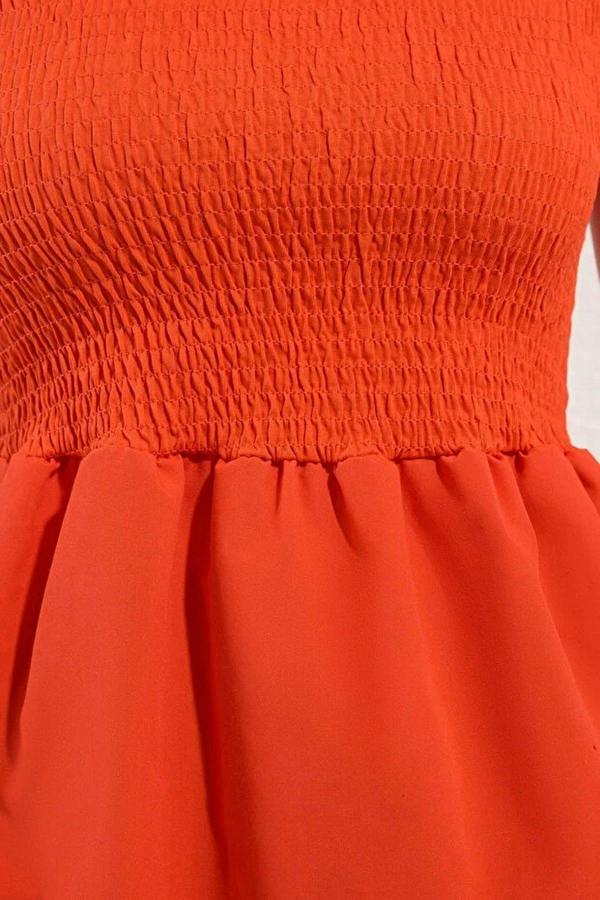 WOVCOR Cotton Fitted Stretch Knit Blouse with Poplin Details