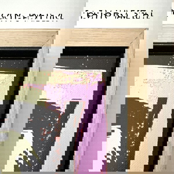 Floating Famed Canvas detail - Artwork from Love Frankie