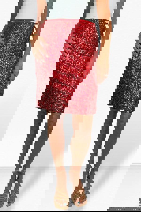 Paulo Due Women's Sequin Mini Skirt