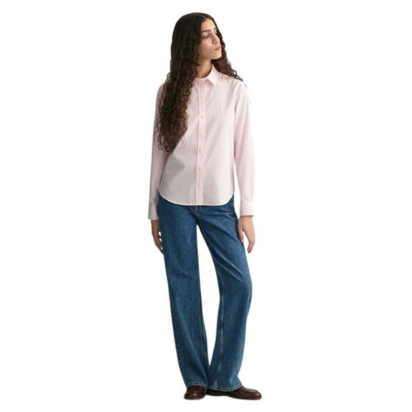 Gant Womens/Ladies Summer Button-Down Shirt - Light Pink - 