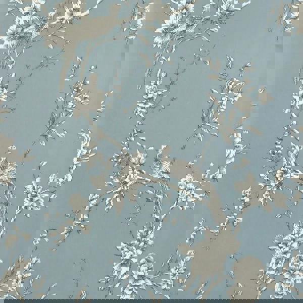 World Of Wallpaper Chinoise Wallpaper - Slate Blue