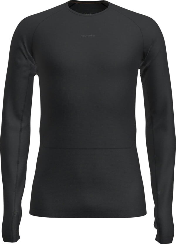 Icebreaker Men's ZoneKnit 200 Seamless Long Sleeve Crew {IC-104355} - Black