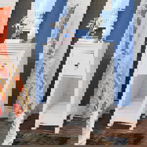 Living and Home One Drawer Small Side Table