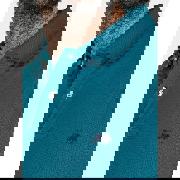 Raging Bull Mens Classic Organic Polo Shirt - Teal - 