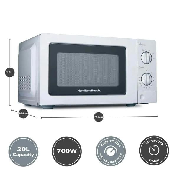Hamilton Beach Rise Kettle, Toaster & Microwave Set - Polished - Hamilton Beach UK