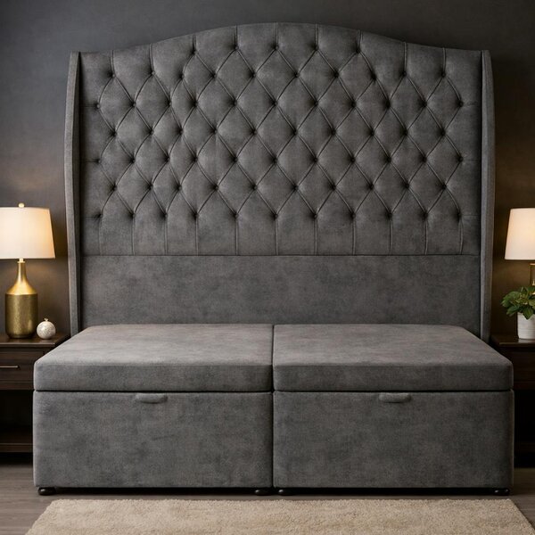 Great British Beds Venice Winged Divan Ottoman Bed