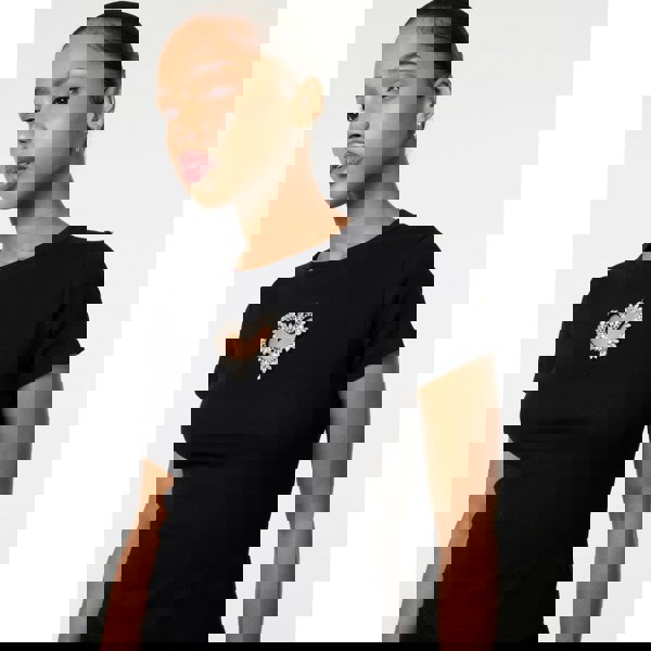 Pink Vanilla Embellished Cut Out Heart Top