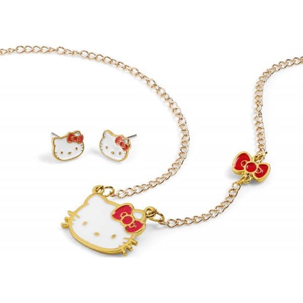 Character Watches Hello Kitty and Friends Necklace and Earrings Gift Set HK50176