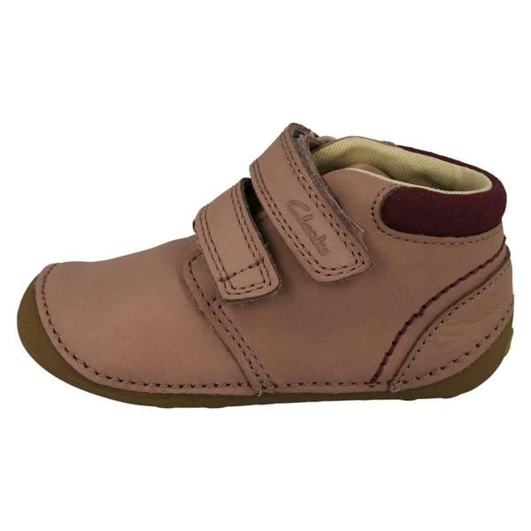 Clarks Childrens Clarks Soft Hook & Loop Ankle Boots Tiny Play T