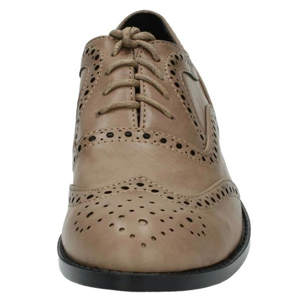 Spot On Ladies Spot On Casual Brogue Style Shoes