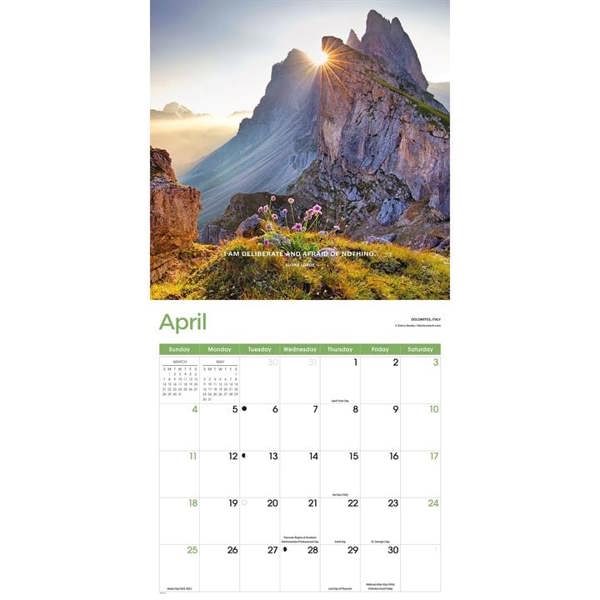 Motivation Calendar 2027, Wall Calendars, Month To View, Lifestyle, Gift