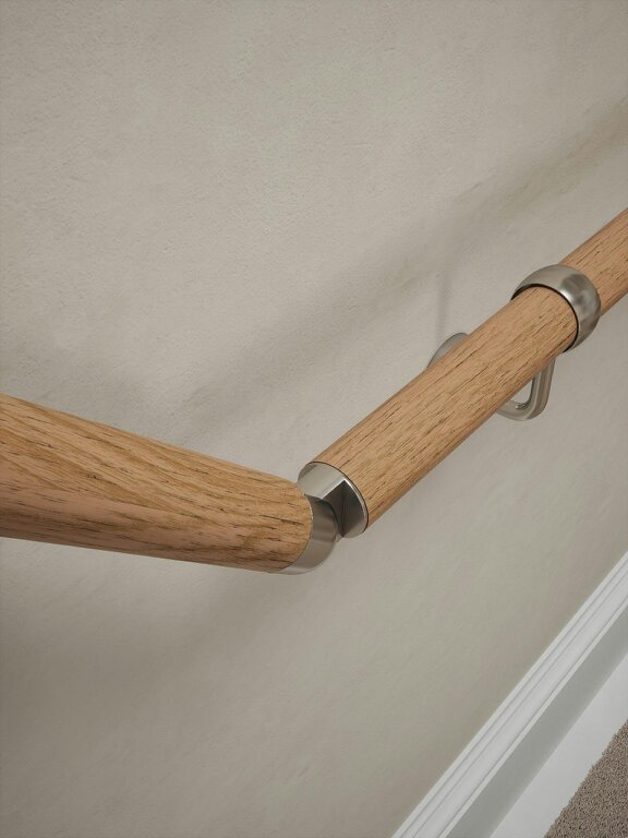 Handrails Direct Stoneleigh Red Oak T-Shape Handrail
