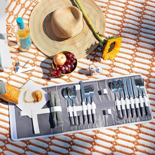 Country Living Outdoor Large Terracotta Picnic Rug