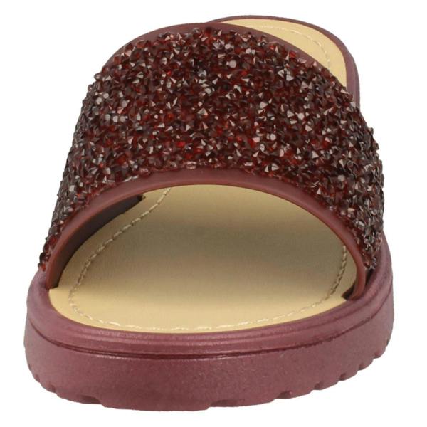 Savannah Ladies Savannah Open Toe Glitter Front Sandals