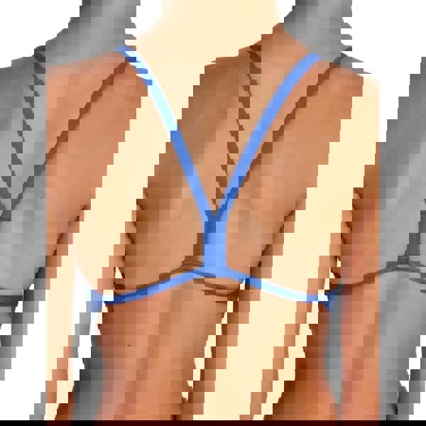 Arena Girls Team Challenge royal blue bikini top with crisscross back