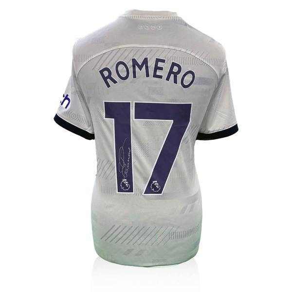 Cristian Romero Signed Tottenham Hotspur Shirt
