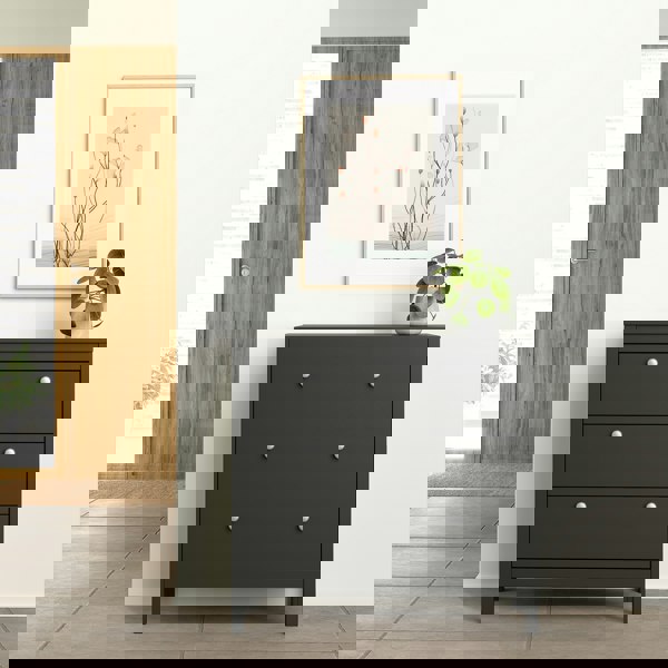 Furniture To Go Madrid Chest 3 drawers in Matt Black