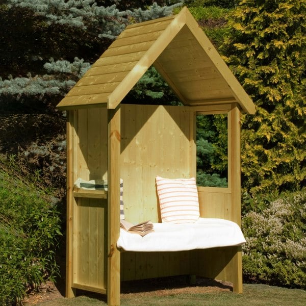 Shire Hebe 1.4x0.7m Arbour Seat - Best Shed