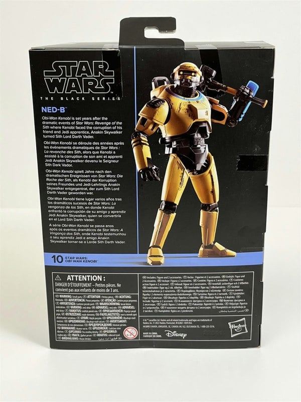 Hasbro Star Wars The Black Series Obi Wan Kenobi NED-B 6.6 inches Hasbro F6156