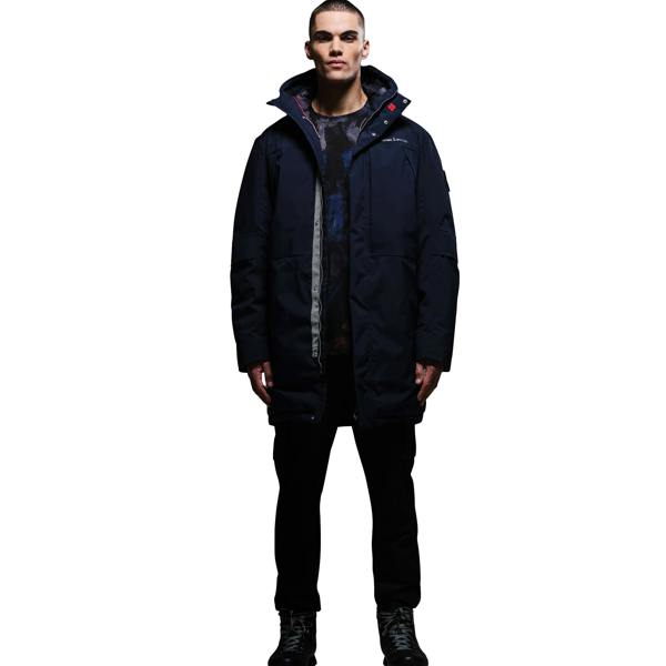 Regatta Mens Christian Lacroix Padded Long Waterproof Jacket - Navy - 