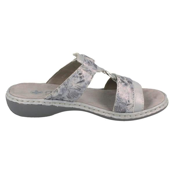 Rieker Ladies Rieker Casual Adjustable Mules 659X6