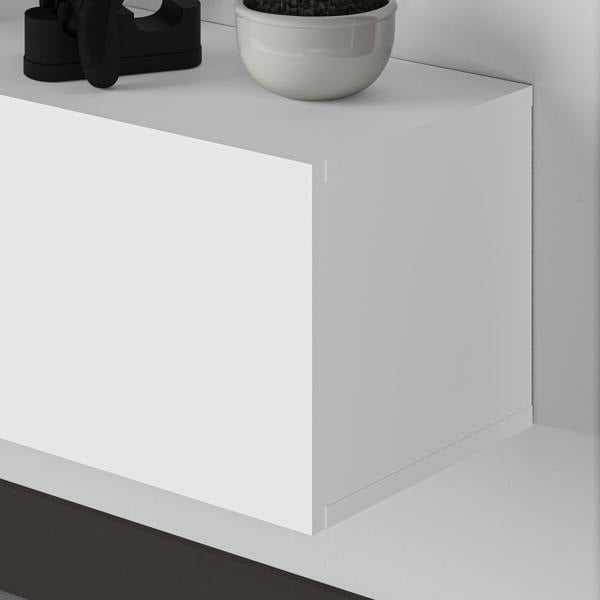 Decortie Francy Modern Wall Mounted TV Unit 55" Multimedia Centre 180cm