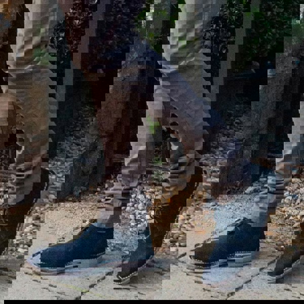 Popps VESPA Unisex Desert Boots Navy