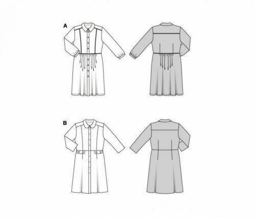 Burda Sewing Pattern 5882 Dresses For Women, 18-28 (44-54) - Intermediate