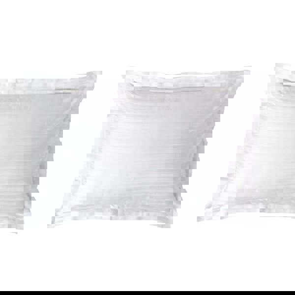 HOMESCAPES Silky 330 TC Egyptian Cotton Satin Stripe Oxford Pillowcase, Standard Size