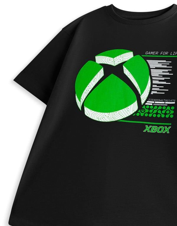 Vanilla Underground Xbox Boys Black Gamer for Life Short Sleeved T-Shirt