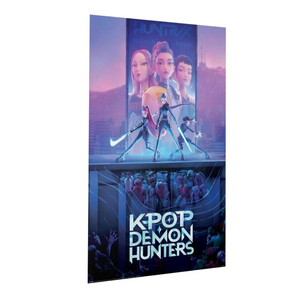 K-Pop Demon Hunters Key Art Maxi Print - Multicoloured
