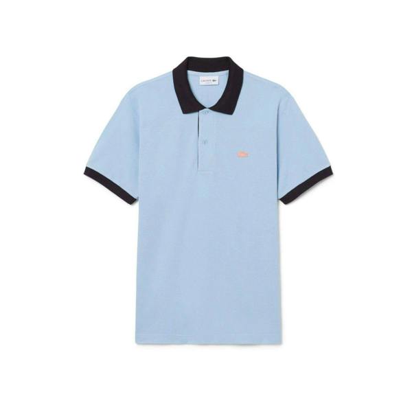 Lacoste Mens Short-Sleeved Polo Shirt - Blue - 