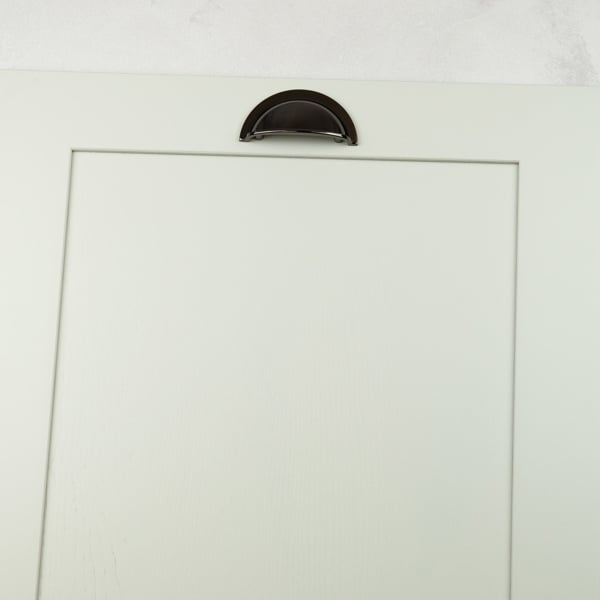 Handle & Home Black Nickel Knob and Cup Handle