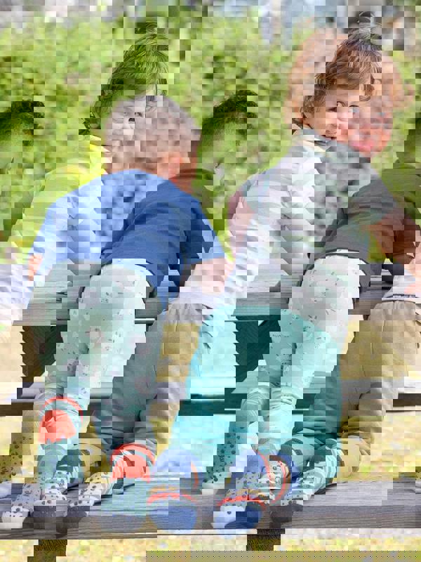 Kite Boys Organic Baa Baa Grippy Socks Sage