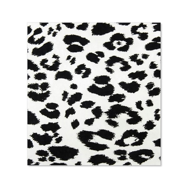 Warren Reed - Designer Black Leopard Print Kitchen Splashback