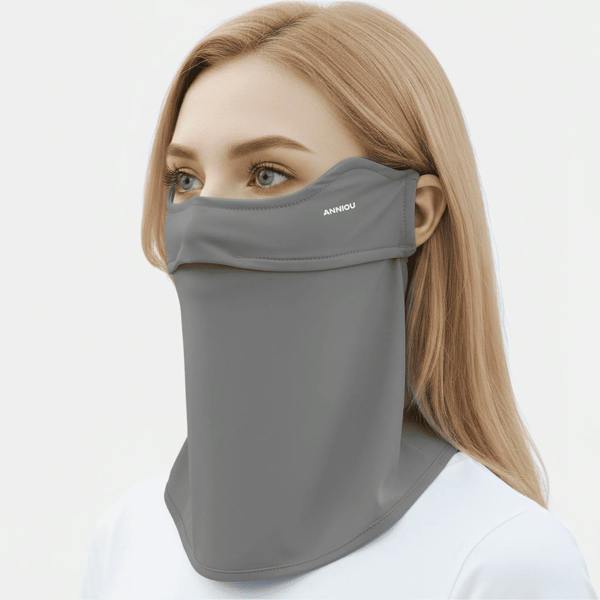 Anniou Dust Face Mask UPF 50+ - One Size - Mountain Gray