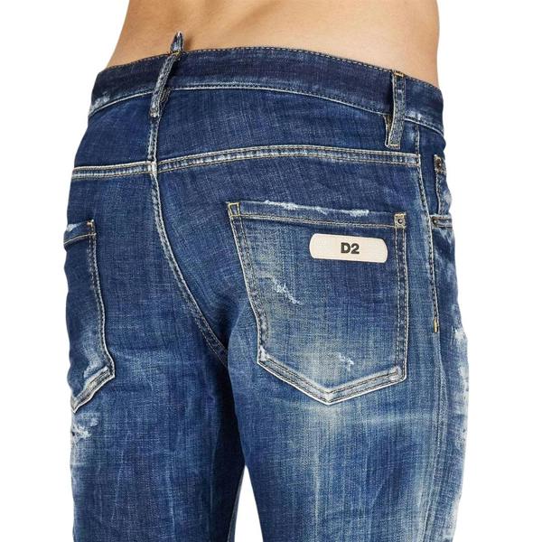 DSQUARED2 Cool Guy Jean Destroyed Worn Denim Blue Jeans W34