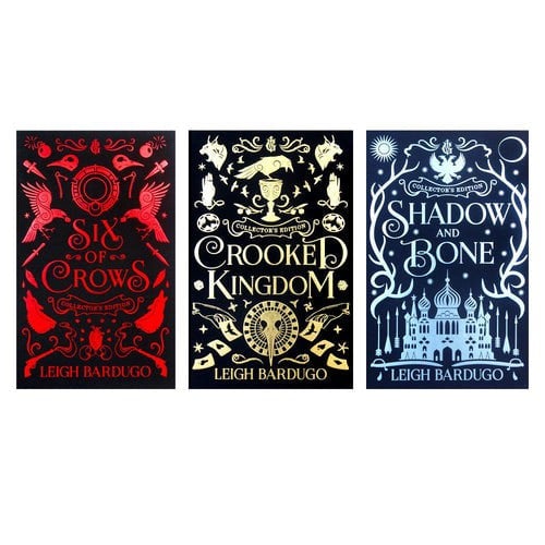 Grishaverse Shadow and Bone, Six of Crows Duology Collectors Edition 3 Book Set by Leigh Bardugo