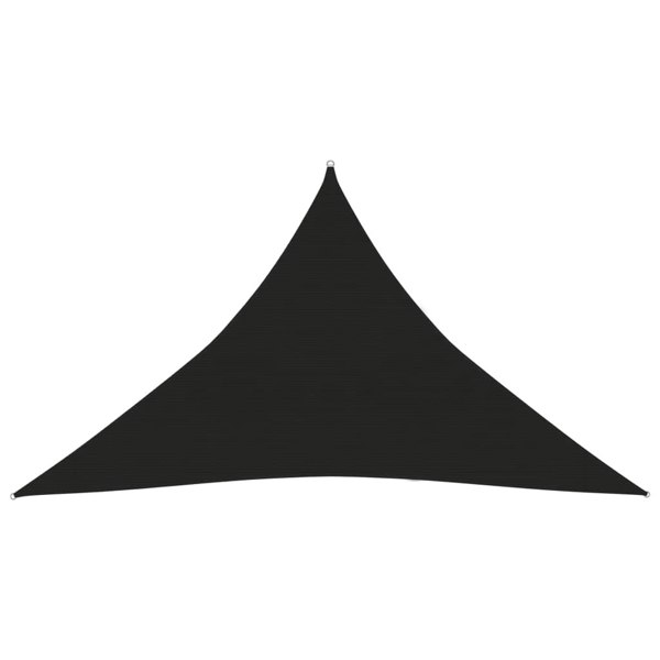 Berkfield Sunshade Sail 160 g/m�__ Black 3.5x3.5x4.9 m HDPE